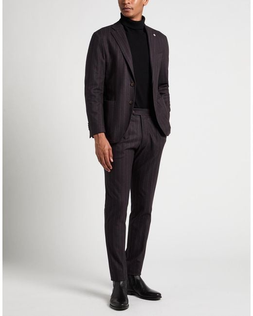 Manuel Ritz Black Suit for men