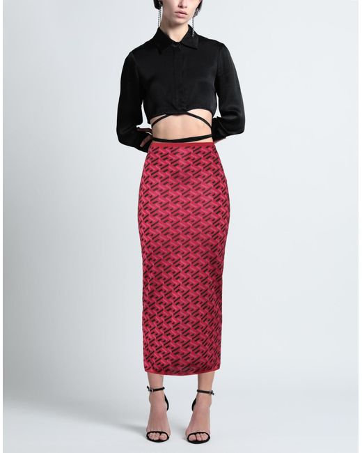 Versace Red Maxi-Rock