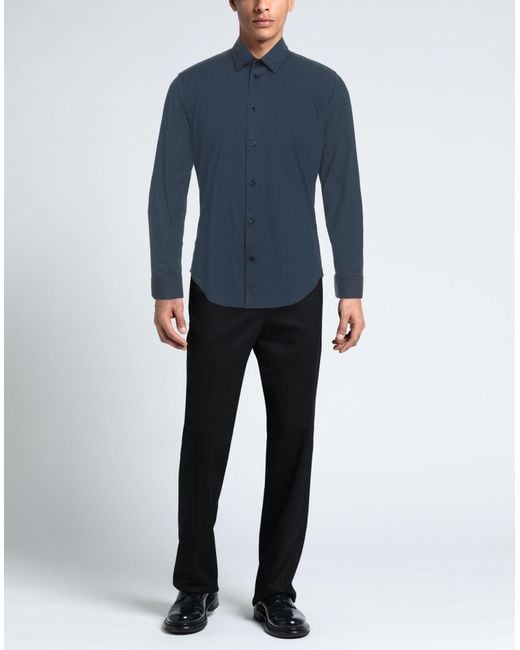 Blauer Blue Shirt Cotton, Elastane for men