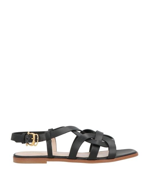 Pollini Black Sandale
