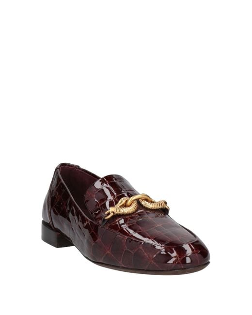 Tory Burch Brown Loafers Leather