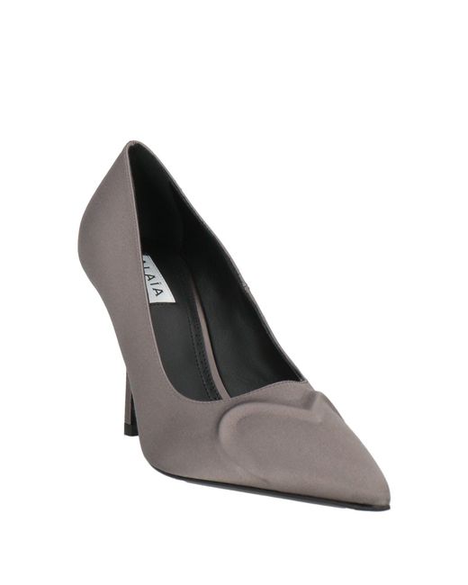 Alaïa Gray Pumps Textile Fibers