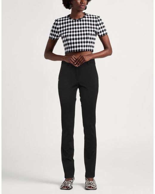 Manila Grace Black Pants Viscose, Polyamide, Elastane
