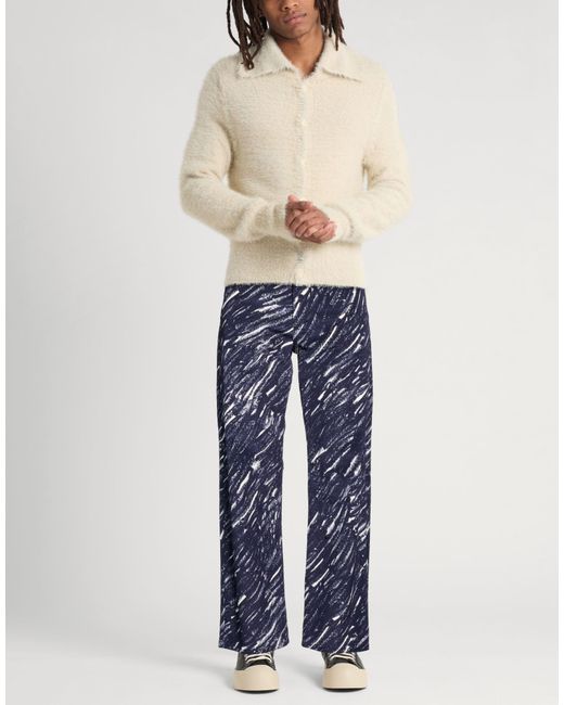 Marni Blue Pants Cotton, Elastane for men