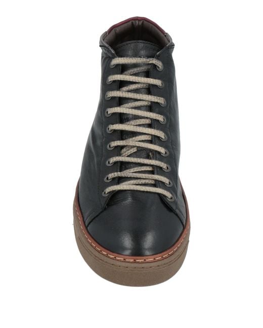 Exton Brown Sneakers Leather for men