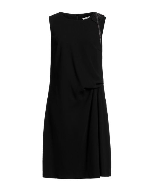 Peserico Black Mini Dress