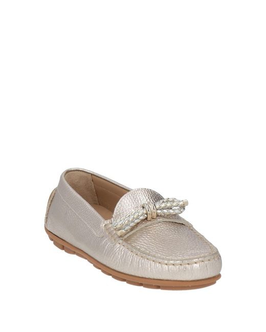 Baldinini White Loafers Leather