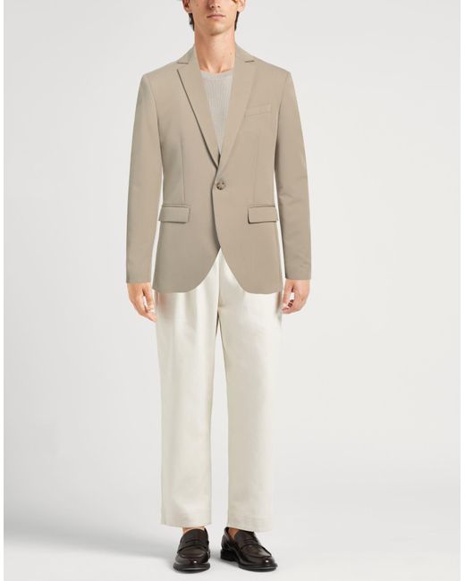 Imperial Natural Khaki Blazer Polyester, Viscose, Elastane for men