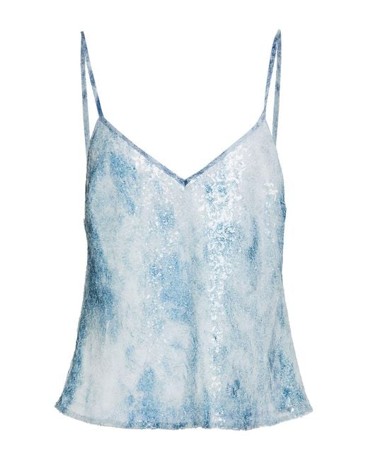 Le twins Blue Top Polyester, Elastane
