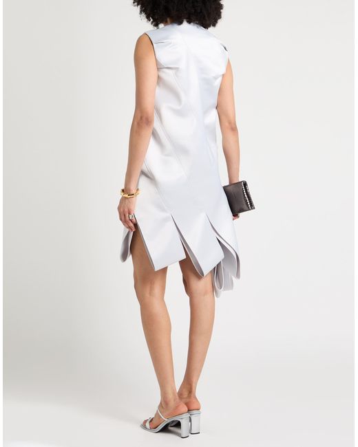 we11done White Midi-Kleid