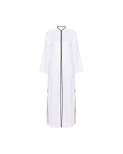 Robe longue Tory Burch en coloris White