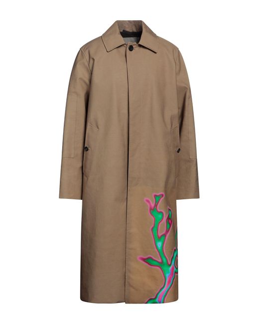 Frankie Morello Natural Overcoat & Trench Coat for men