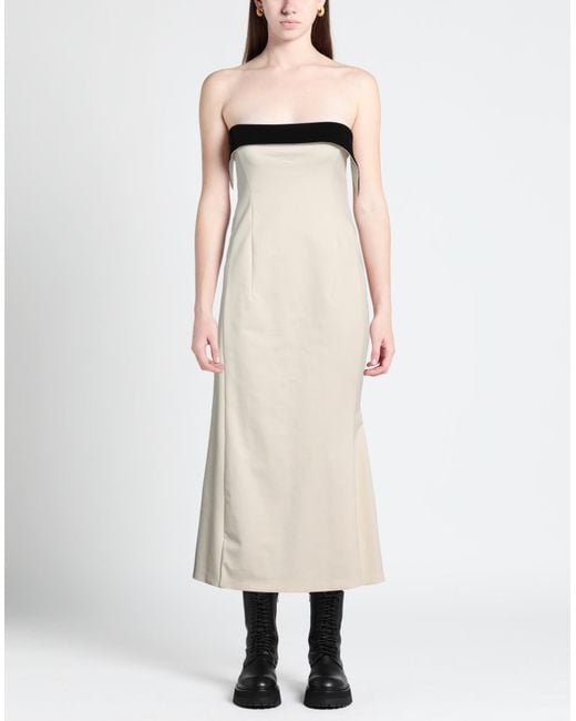 Philosophy Di Lorenzo Serafini Natural Midi-Kleid
