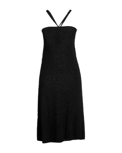 NA-KD Black Midi Dress