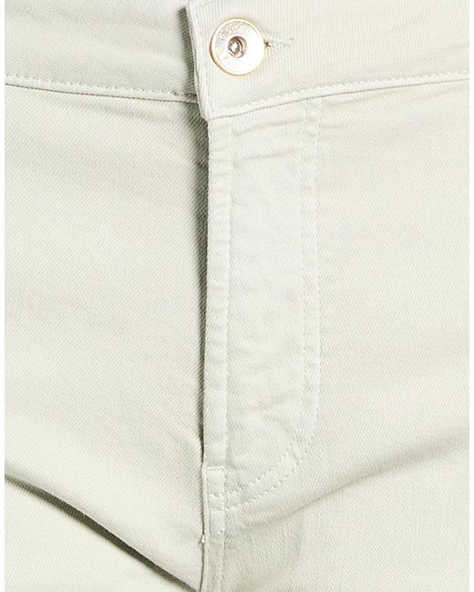 Eleventy White Light Pants Cotton, Elastane