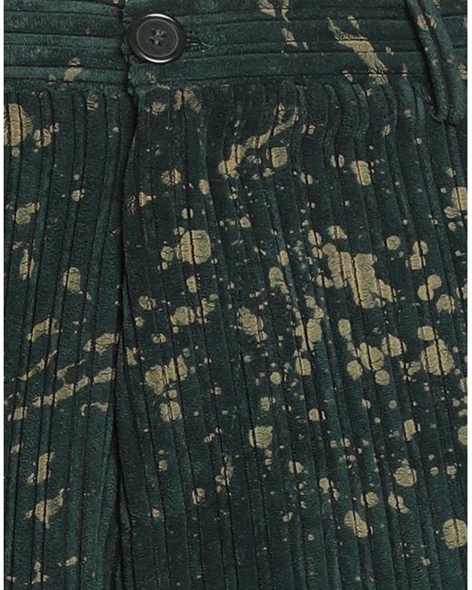 MOOD_ONE Green Pants Polyester, Polyamide