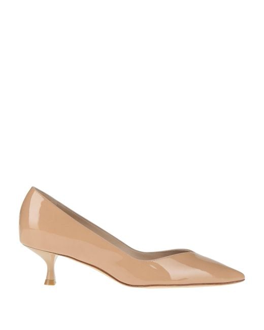 Stuart Weitzman Natural Pumps Leather