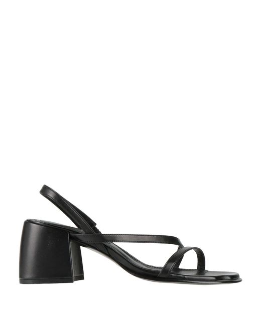 Free Lance Black Sandals Leather