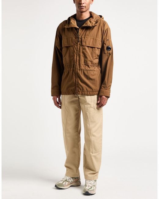 C P Company Brown Jacket Polyamide for men