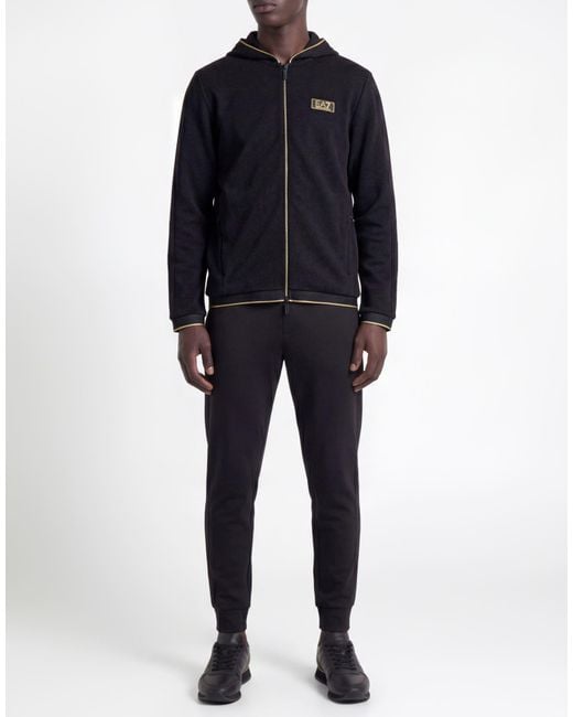 Sudadera EA7 de hombre de color Black