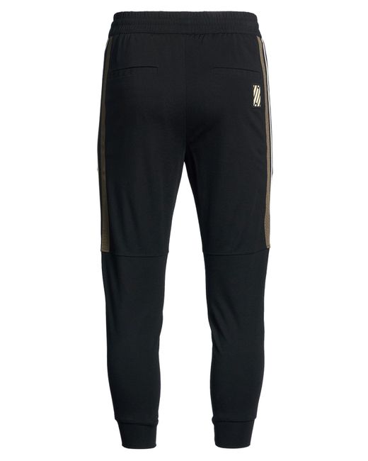 Low Brand Black Pants Viscose, Polyamide, Elastane for men