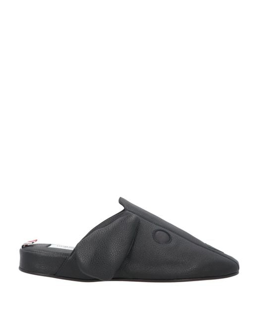 Thom Browne Black House Slipper for men