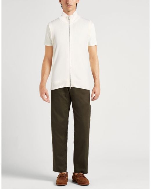 Kangra White Cardigan Wool for men