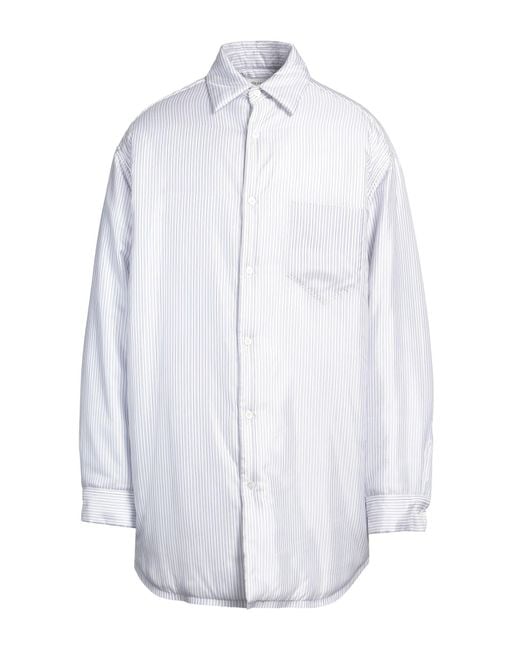 Maison Margiela White Coat Cupro for men