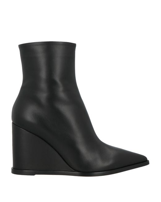 Gianvito Rossi Black Ankle Boots Calfskin