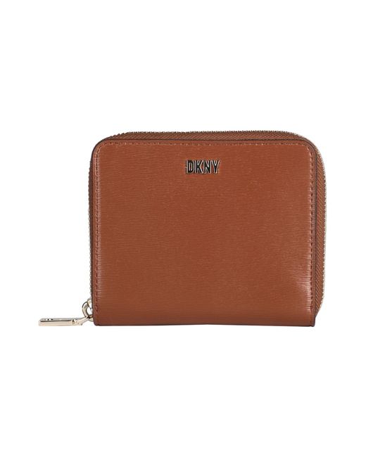 DKNY Brown Brieftasche