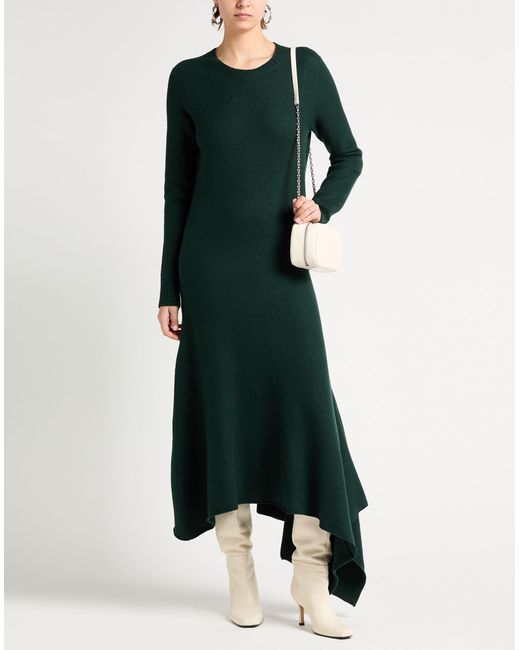 Jil Sander Green Maxi-Kleid