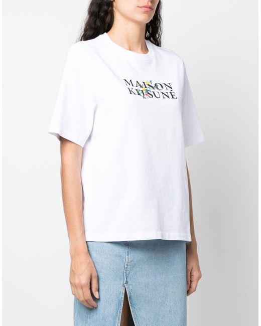 Maison Kitsuné White T-shirts