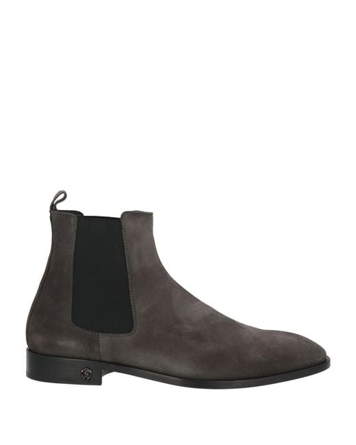 Roberto Cavalli Brown Ankle Boots for men