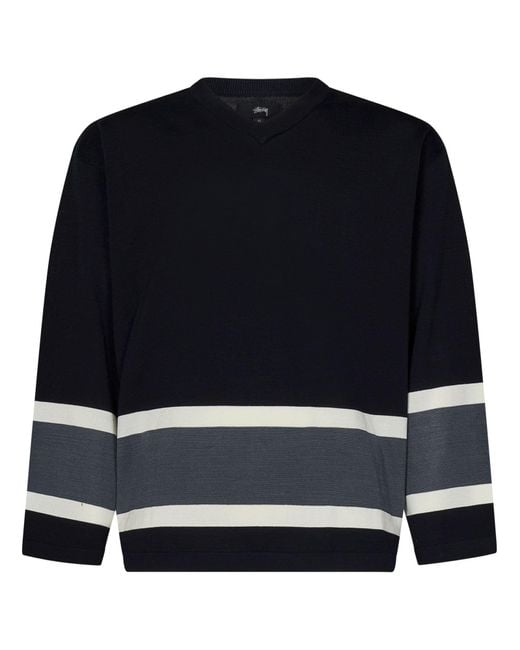Maglia Hockey di Stussy in Black da Uomo