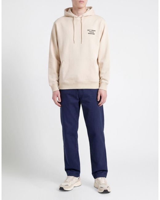 Drole de Monsieur Natural Sweatshirt Cotton for men