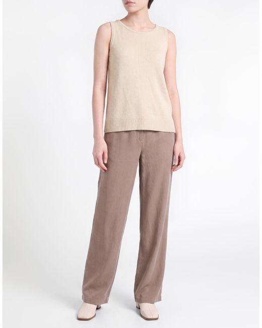 Max Mara Natural Top Linen