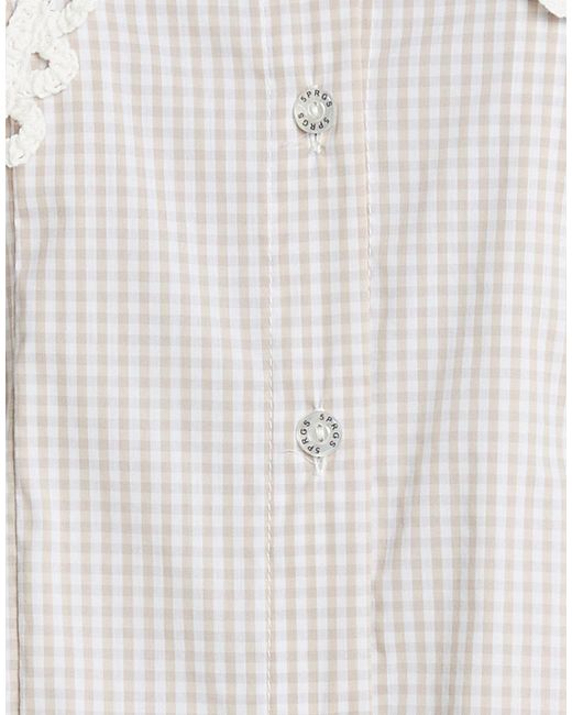 5 PROGRESS White Shirt Cotton, Polyamide, Elastane