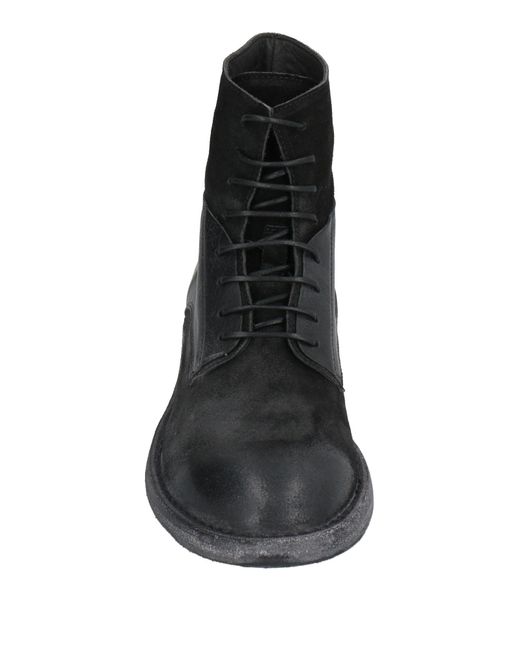Botines de caña alta Moma de hombre de color Black