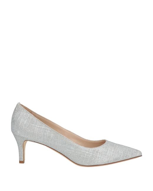 Walter Violet White Pumps