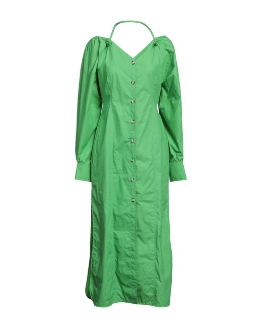 Nanushka Green Maxi-Kleid