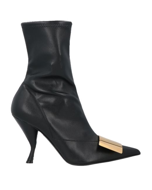 Sergio Rossi Black Ankle Boots