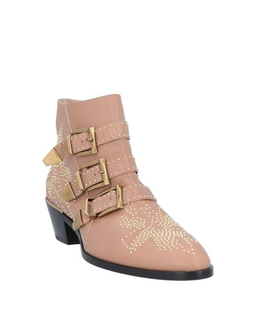 Chloé Brown Ankle Boots