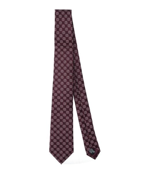 Corbata y pajarita Giorgio Armani de hombre de color Purple