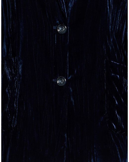 Liu Jo Blue Blazer Polyester