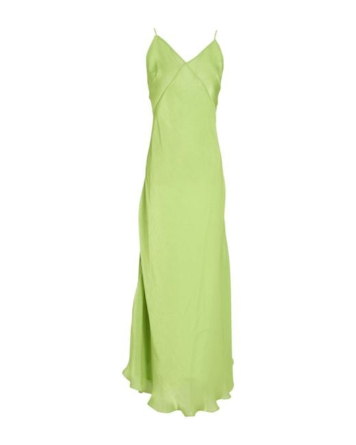 Priscavera Green Maxi Dress