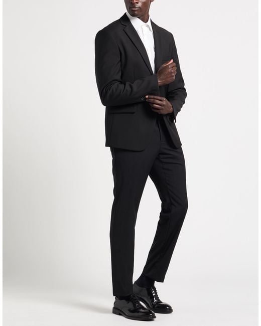 H. BRERA Black Suits for men