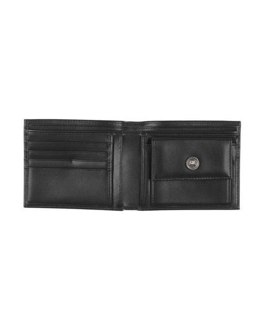 Just Cavalli Black Wallet Leather for men