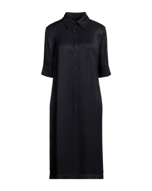 Jil Sander Black Midi Dress
