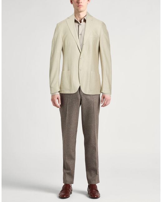 Eleventy Natural Light Blazer Cotton, Linen for men