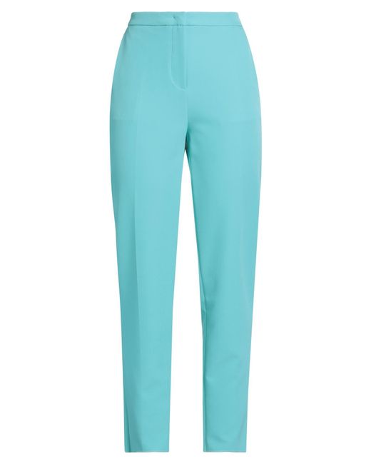 Camilla Blue Pants Polyester, Elastane